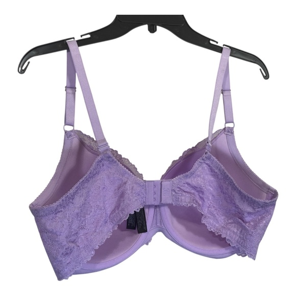 INC Bra Womens Size 44C Lilac Purple Lace Overlay Underwire Lightly Lined - Picture 5 of 6